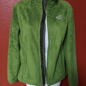 Green North Face Jacket Size M